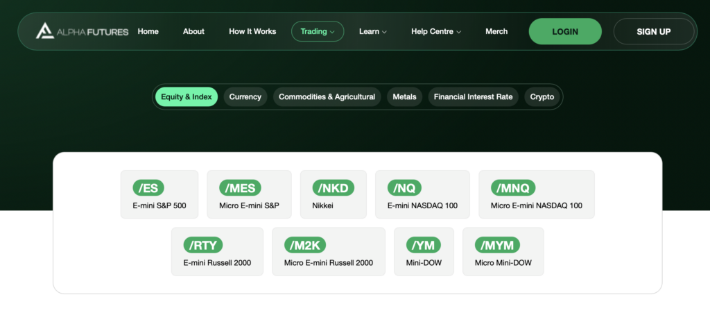 Alpha Futures proprietary trading platform, challenges, dashboard, and rules - Preview 5